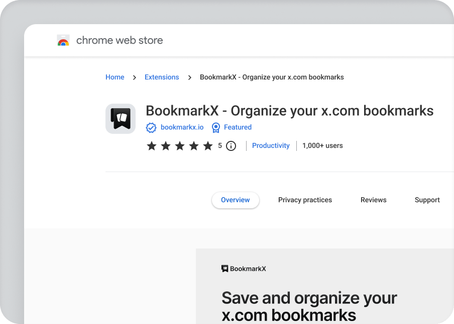 Explore bookmarks